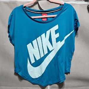 Nike Women's Teal Logo Tee